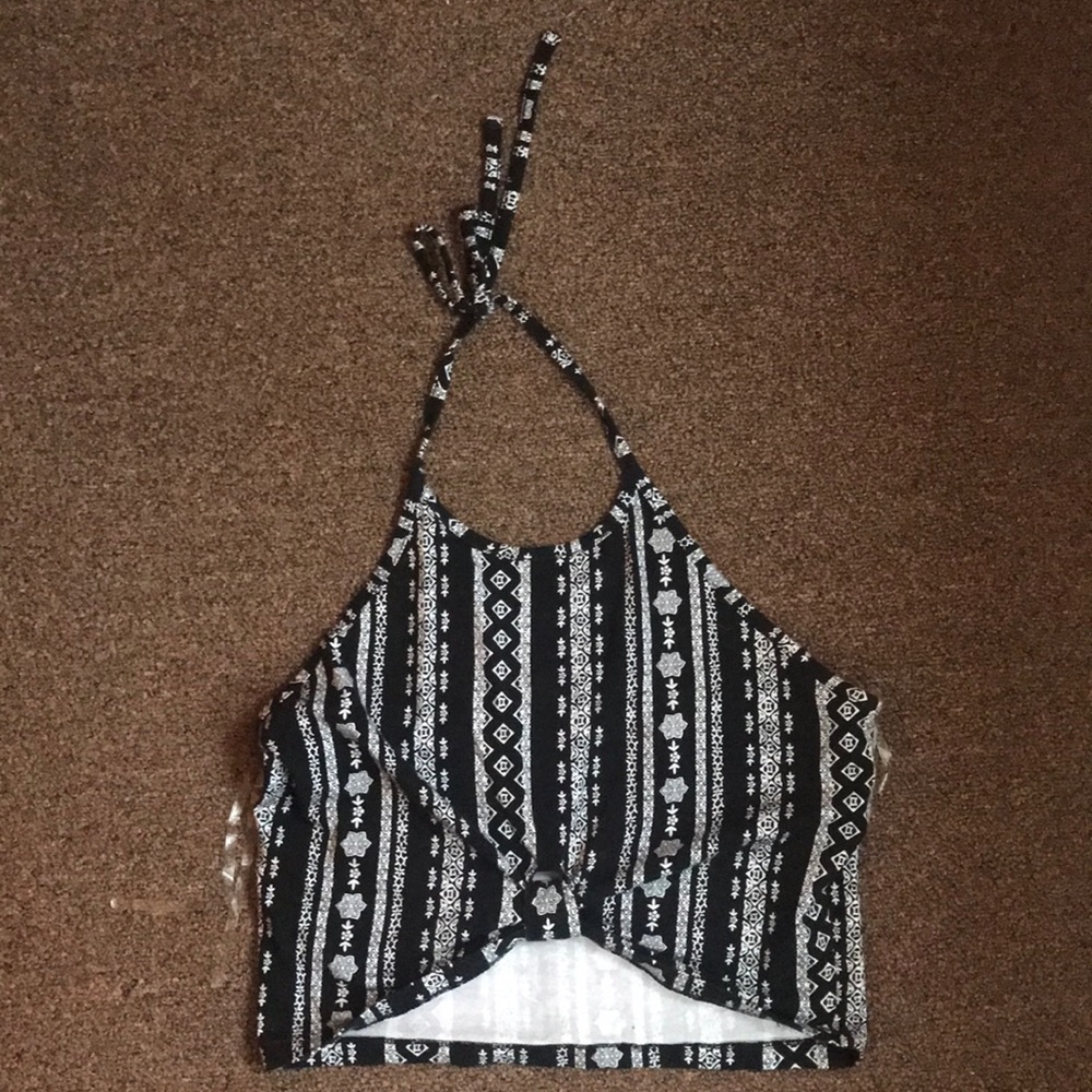 Designed halter top